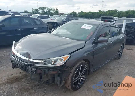 2016 Honda Accord Sport z USA, uszkodzony, nr VIN 1HGCR2F50GA154196
